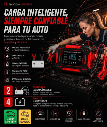 CargaMax Pro - Cargador de Bateria