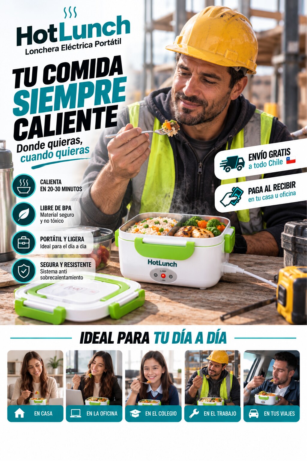 HotLunch – Lonchera Eléctrica Portátil