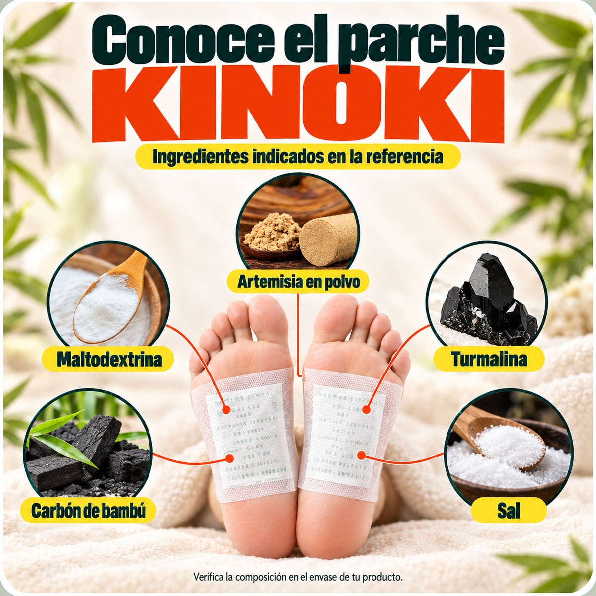 🔥 3 Pack - Parches Pies Kinokis